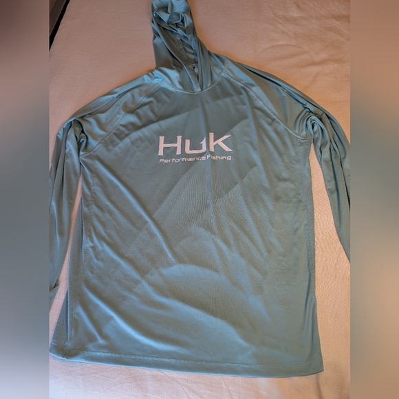 HUK Mens SPF Rash Guard XL - Picture 7 of 7